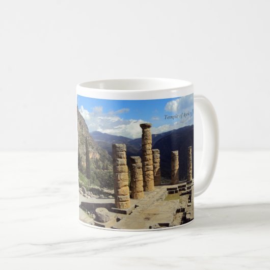 Apollo-Tempel - Delphi Kaffeetasse (VorderseiteRechts)