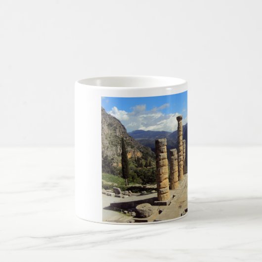 Apollo-Tempel - Delphi Kaffeetasse (Mittel)