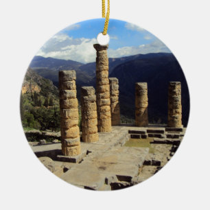Apollo-Tempel - Delphi Keramikornament