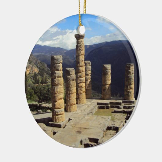 Apollo-Tempel - Delphi Keramikornament (Links)