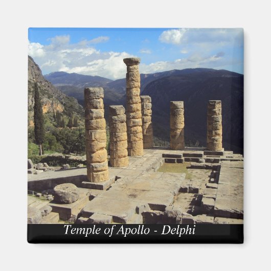 Apollo-Tempel - Delphi Magnet (Vorne)