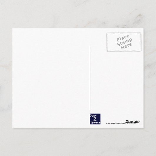 Apollo-Tempel - Delphi Postkarte (Rückseite)