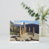 Apollo-Tempel - Delphi Postkarte (Stehend Vorderseite)