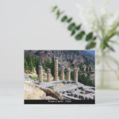 Apollo-Tempel - Delphi Postkarte (Stehend Vorderseite)
