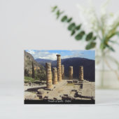 Apollo-Tempel - Delphi Postkarte (Stehend Vorderseite)