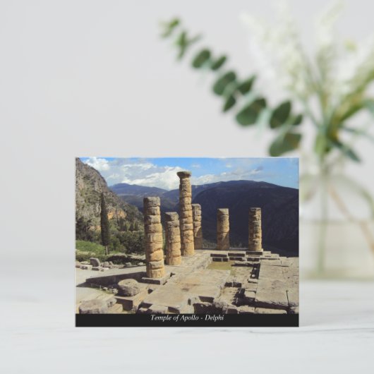 Apollo-Tempel - Delphi Postkarte (Stehend Vorderseite)