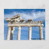 Apollo-Tempel Postkarte (Vorderseite)