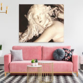 Apollo und Daphne, Details des Daphne-Kopfes Leinwanddruck (Insitu (Wohnzimmer))