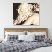 Apollo und Daphne, Details des Daphne-Kopfes Leinwanddruck (Insitu (Schlafzimmer))