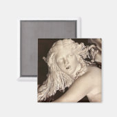 Apollo und Daphne, Details des Daphne-Kopfes Magnet (Vorderseite/Rückseite)