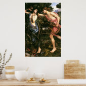 Apollo und Daphne von John William Waterhouse -190 Poster (Küche)