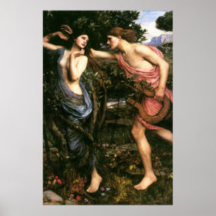 Apollo und Daphne von John William Waterhouse -190 Poster