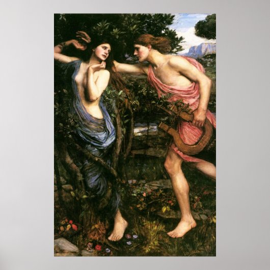 Apollo und Daphne von John William Waterhouse -190 Poster (Vorne)