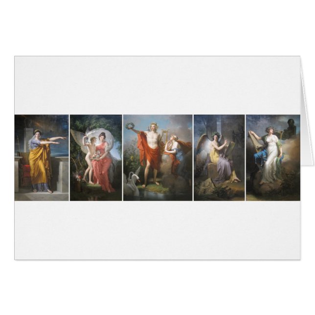 Apollo und die Musen (Vorderseite (Horizontal))