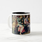 Apollo und die Musen, 1600 Zweifarbige Tasse (Vorderseite Links)