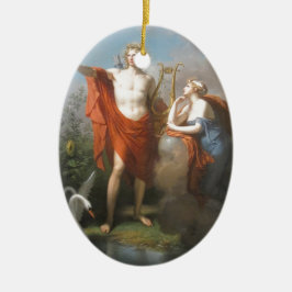 Apollo und die Musen Keramik Ornament