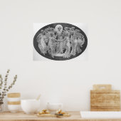 Apollo und die Musen Poster (Küche)
