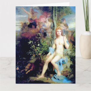 Apollo und die Nine Muses Fine Art Grußkarte Karte