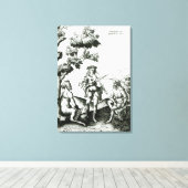 Apollo und Pan Leinwanddruck (Insitu (Holzboden))