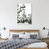 Apollo und Pan Leinwanddruck (Insitu (Schlafzimmer))