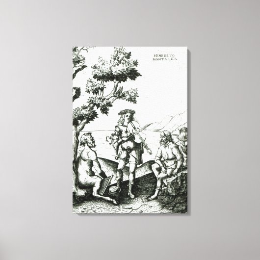 Apollo und Pan Leinwanddruck (Vorderseite)