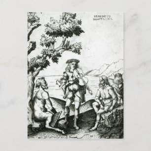 Apollo und Pan Postkarte