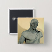 Apollo von Veii, vom Tempel von Minerva Button (Vorne & Hinten)