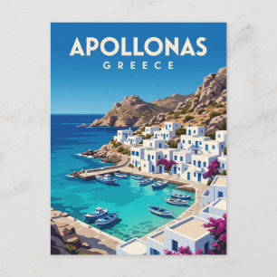 Apollonas, Naxos Griechenland Postkarte