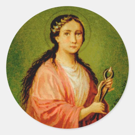 Apollonia (BLA 001) Runder Aufkleber (Vorderseite)