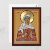 Apollonia-Gebetskarte Postkarte (Vorne/Hinten)