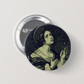 Apollonia-Jungfrau und Martyr Button (Vorne & Hinten)