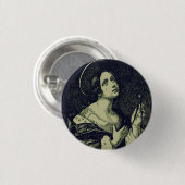 Apollonia-Jungfrau und Martyr Button (Vorne & Hinten)