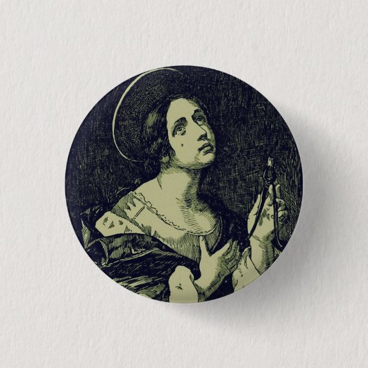 Apollonia-Jungfrau und Martyr Button (Vorderseite)