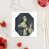 Apollonia-Jungfrau und Martyr Serviette (Beispiel)