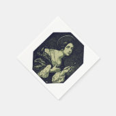 Apollonia-Jungfrau und Martyr Serviette (Ecke)