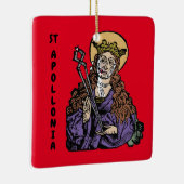 Apollonia mit Pulled Tooth (Nürnberg) Keramikornament (Rechts)