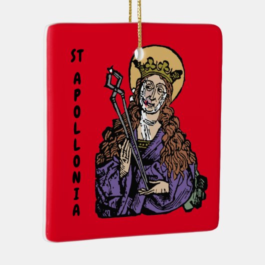 Apollonia mit Pulled Tooth (Nürnberg) Keramikornament (Rechts)