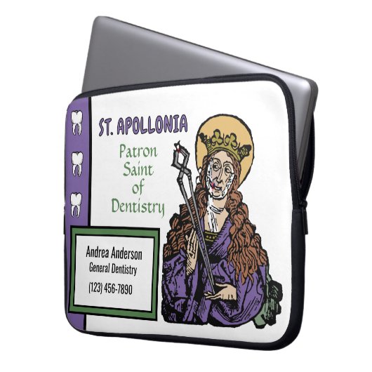 Apollonia mit Pulled Tooth (Nürnberg) Laptopschutzhülle (Vorderseite Links)