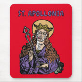 Apollonia mit Pulled Tooth (Nürnberg) Mousepad (Vorne)