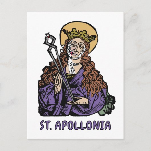 Apollonia mit Pulled Tooth (Nürnberg) Postkarte (Vorderseite)