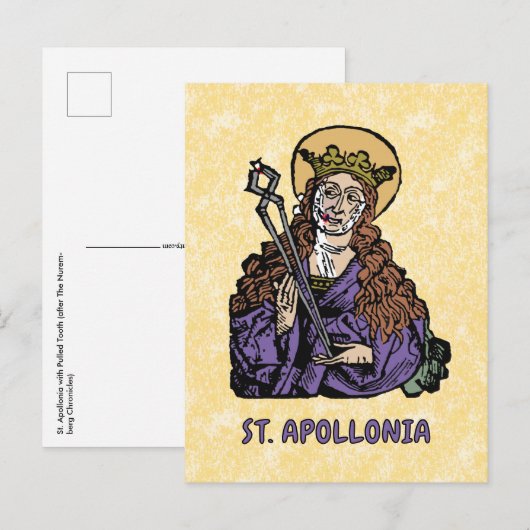 Apollonia mit Pulled Tooth (Nürnberg) Postkarte (Vorne/Hinten)