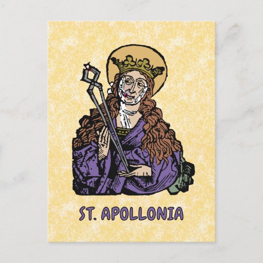 Apollonia mit Pulled Tooth (Nürnberg) Postkarte (Vorderseite)