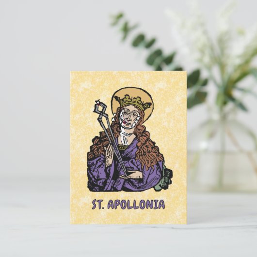 Apollonia mit Pulled Tooth (Nürnberg) Postkarte (Stehend Vorderseite)
