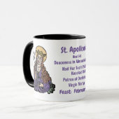 Apollonia mit Pulled Tooth (Nürnberg) Tasse (Vorderseite Links)