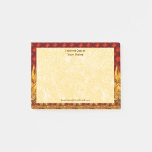 Apollonische Flammen (VVP 001) Horizonal 4"x3" Post-it Klebezettel