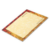 Apollonische Flammen (VVP 001a) 11"x8,5" Horizont Notizblock (angewinkelt)