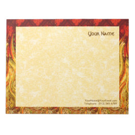 Apollonische Flammen (VVP 001a) 11"x8,5" Horizont Notizblock