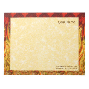 Apollonische Flammen (VVP 001a) 11"x8,5" Horizont Notizblock