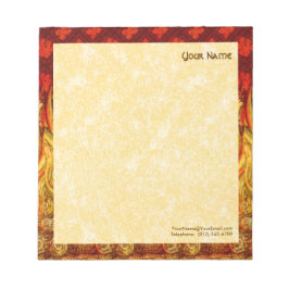 Apollonische Flammen (VVP 001a) 5,5"x6" Vertikal Notizblock