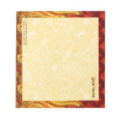 Apollonische Flammen (VVP 001a) 6"x5,5" Horizont Notizblock (Vorderseite)